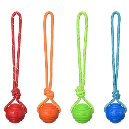 Treat and ball rope