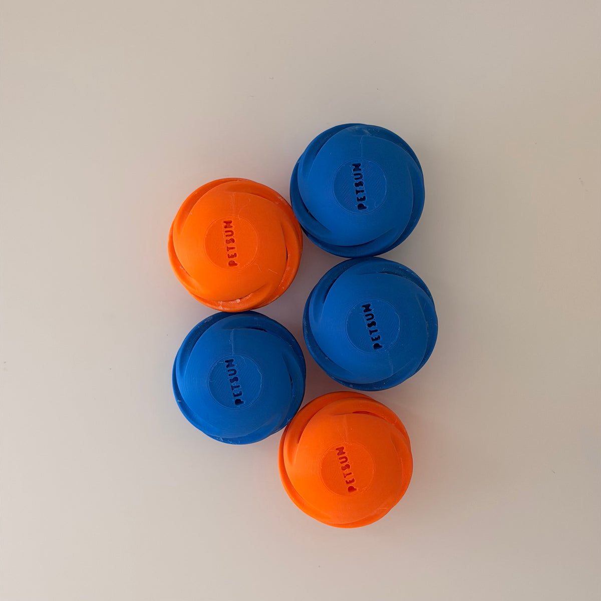 Ball-in-ball interactive toy for cats and small dogs