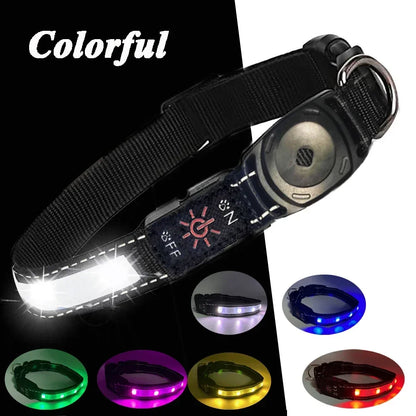 Light Up airtag collar