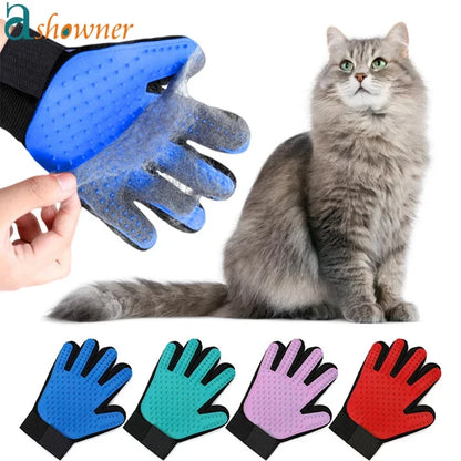 Pet hair remove gloves