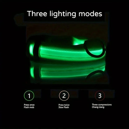 Glow in the dark collar