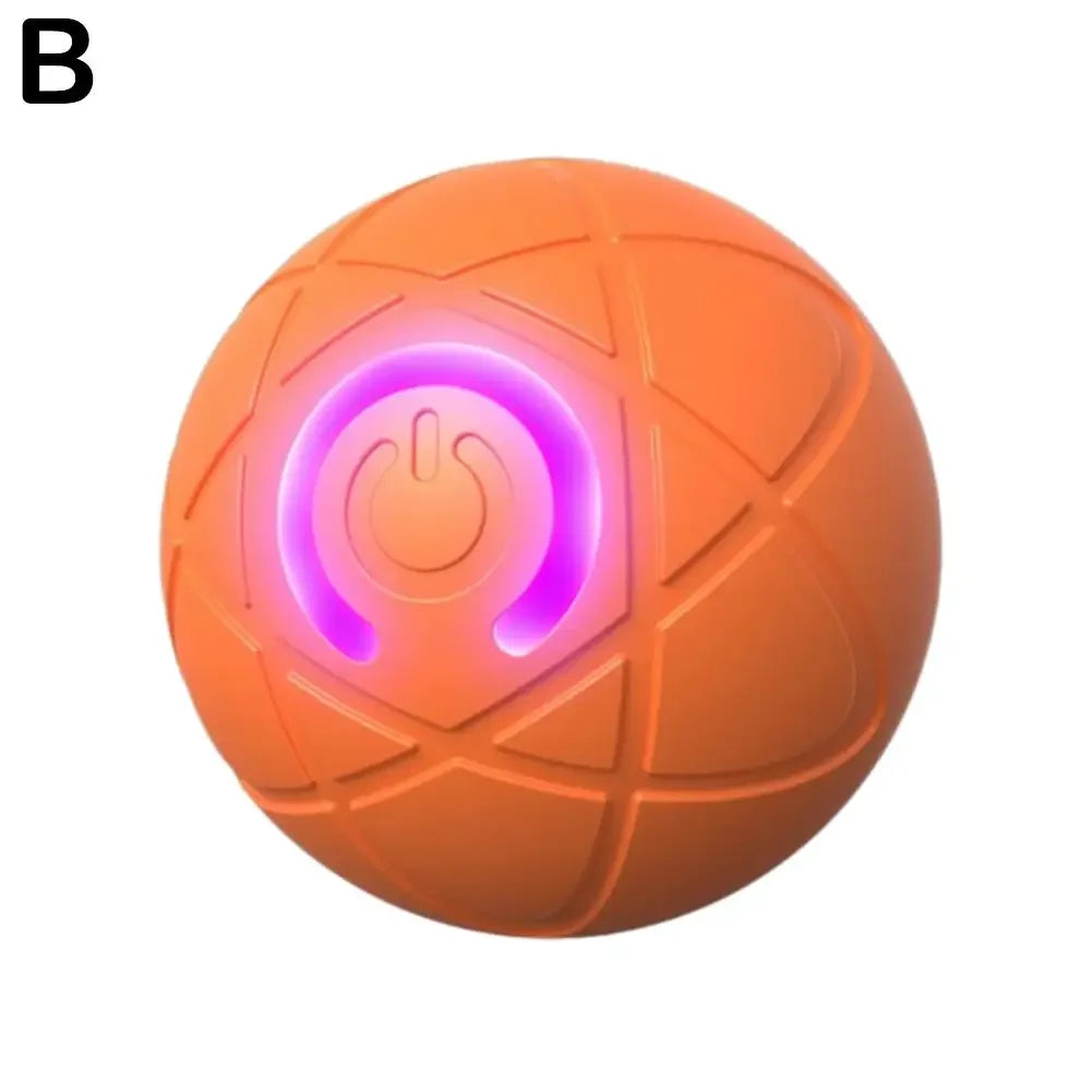 Smart Automatic Pet Jumping Ball Electric Cat And Dog Cool Light LED Owner Self-Hi Interactive Toy Safety Pet Rechargeable Z0J4