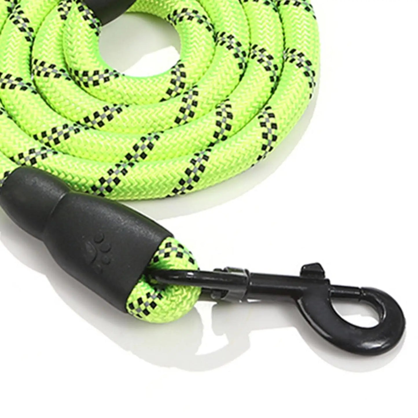 Leash with Comfortable Thick Durable Nylon Rope,Padded Handle,Highly Reflective Threads Pet Leashes,for Medium,Large Dogs