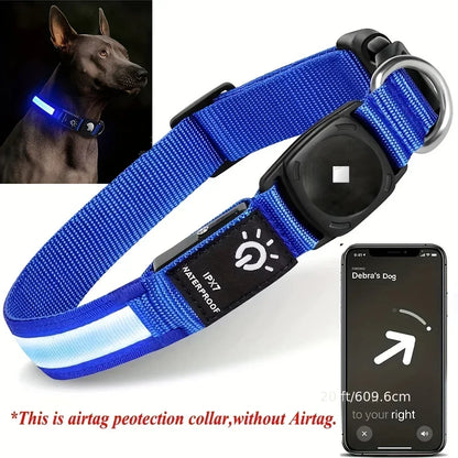 Light Up airtag collar