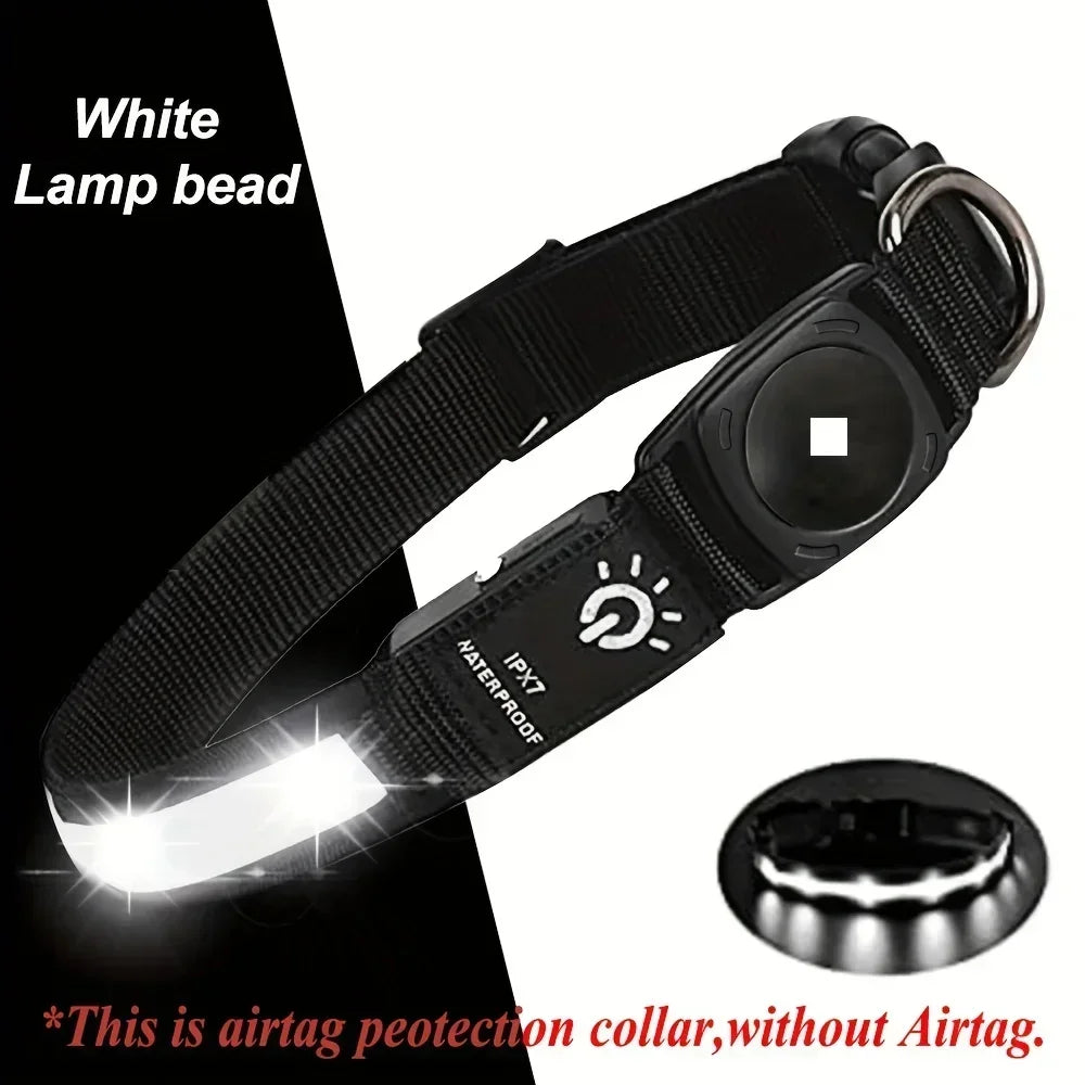 Light Up airtag collar